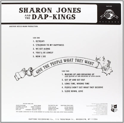 Jones, Sharon & the Dap-Kings/Give the People What They Want [LP]