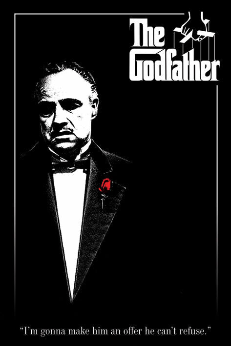 Poster/Godfather - Red Rose