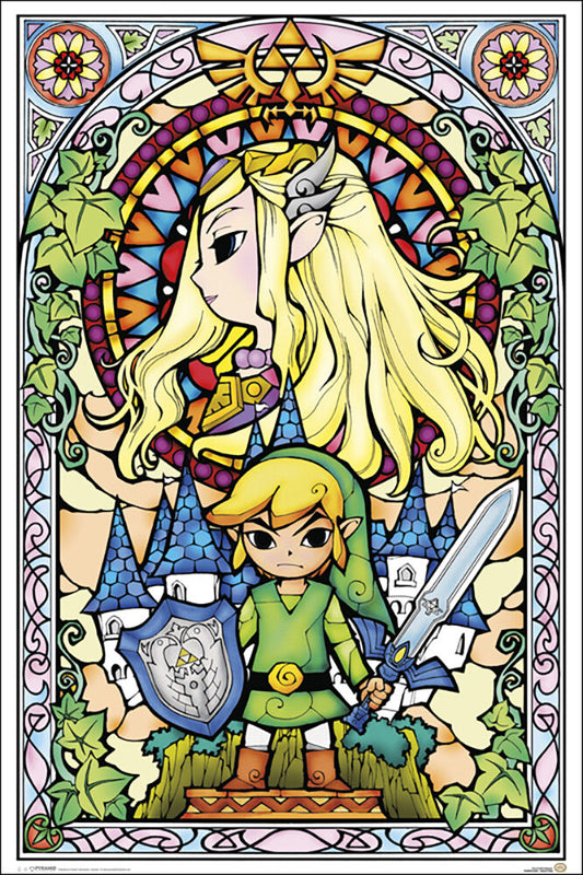 Poster/Zelda - Stained Glass