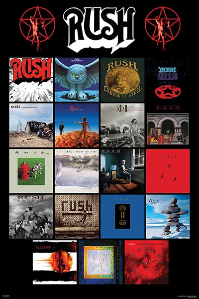Poster/Rush - Album Covers