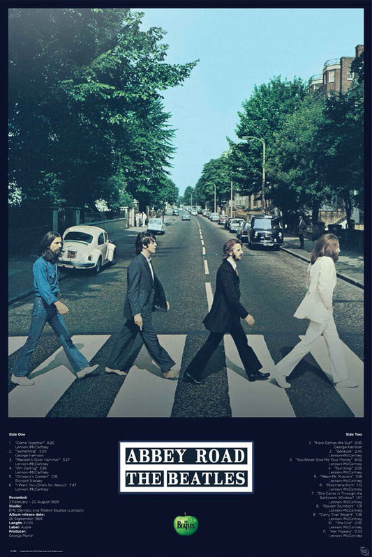 Poster/Beatles - Abbey Road (Tracks)