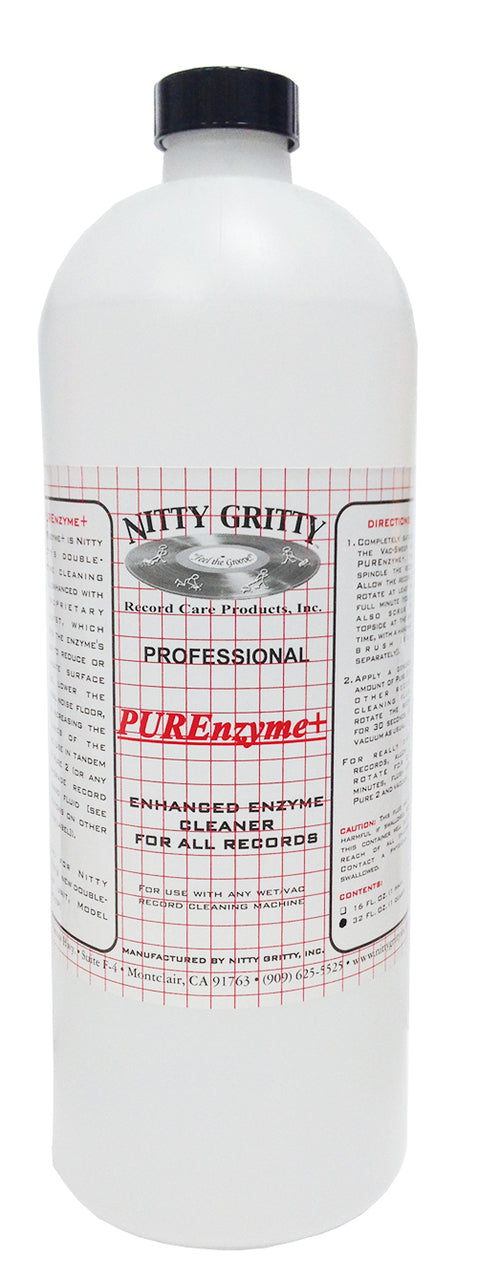 Nitty Gritty/PUREnzyme+ Record Cleaning Fluid (32 Oz)