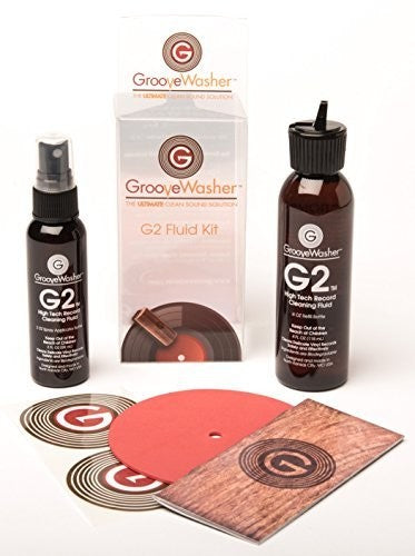 Groove Washer Cleaning Fluid Kit (2oz Spray & 4oz Refill)