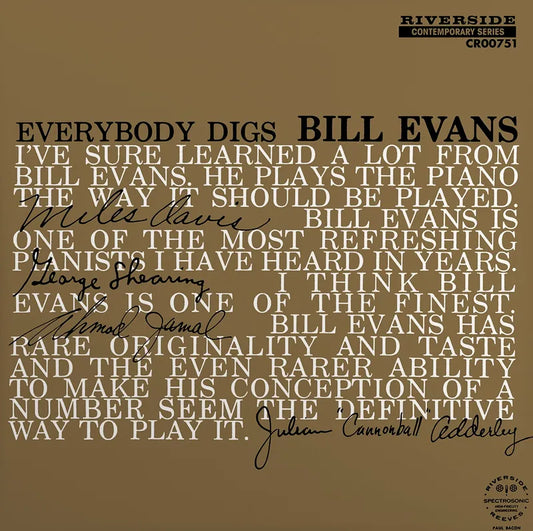Bill Evans Trio/Everybody Digs Bill Evans (Mono) [LP]