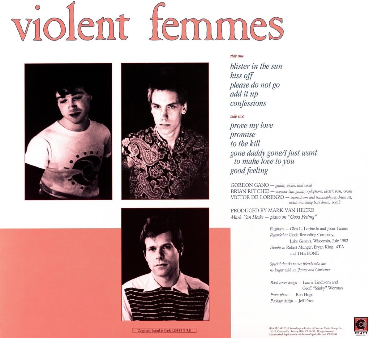 Violent Femmes/Violet Femmes [LP]