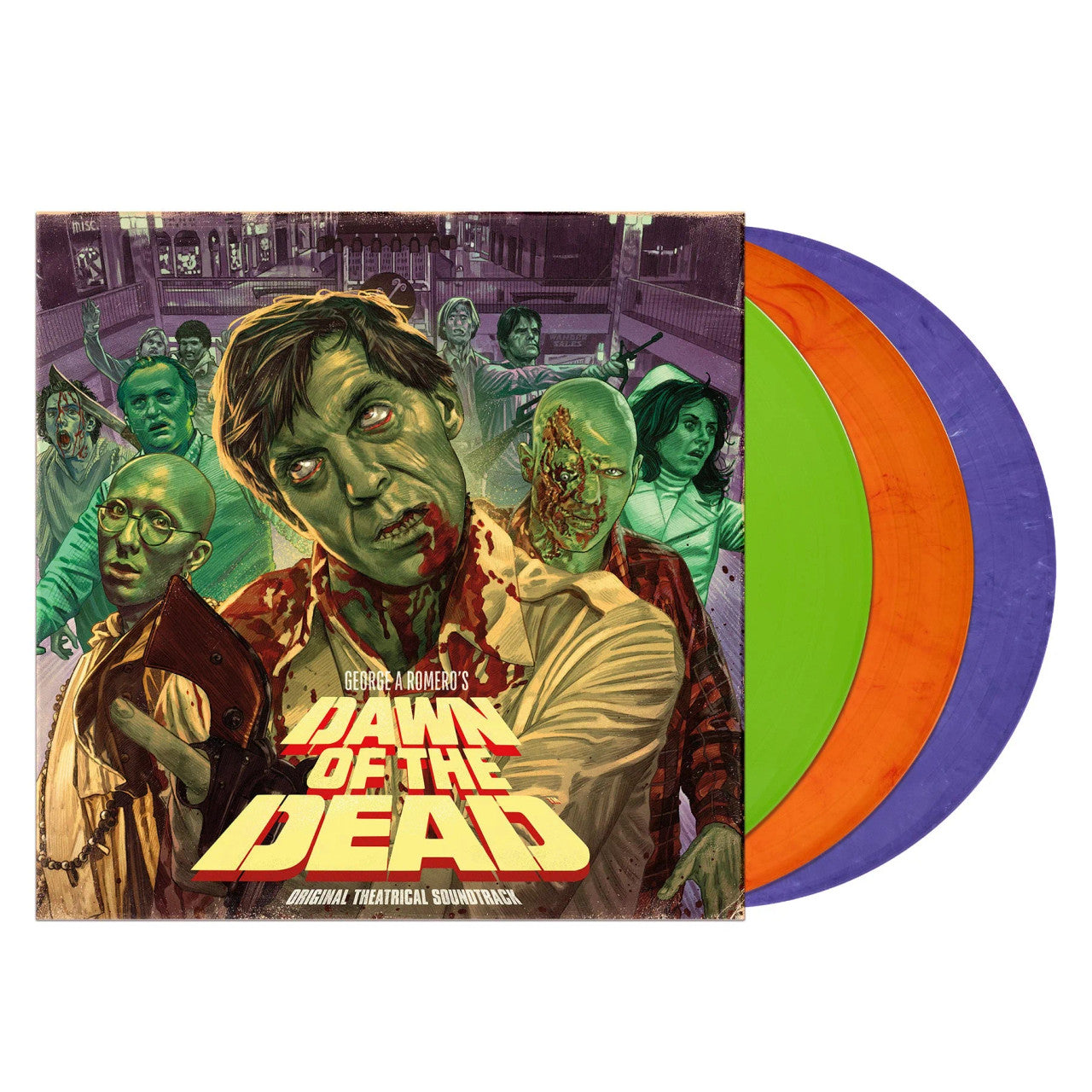 Soundtrack/Dawn Of The Dead (3LP Green, Red & Violet Vinyl) [LP]