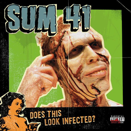 Sum 41/Does This Look Infected? (Red Vinyl with Colour Specs) [LP]