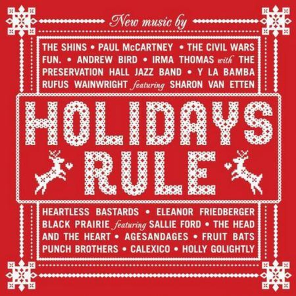 Various Artists/Holidays Rule (Translucent Red Vinyl) [LP]
