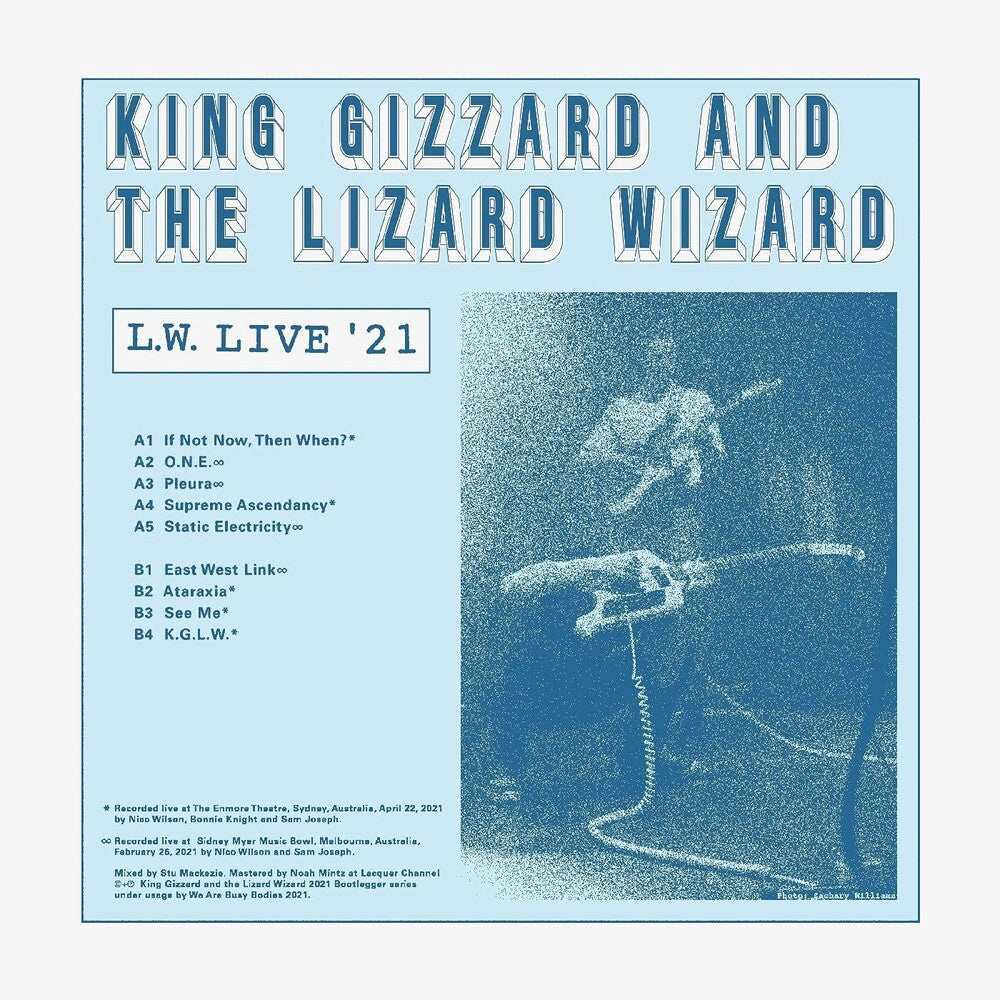 King Gizzard & The Lizard Wizard/L.W. Live in Australia (Reverse Groove) [LP]
