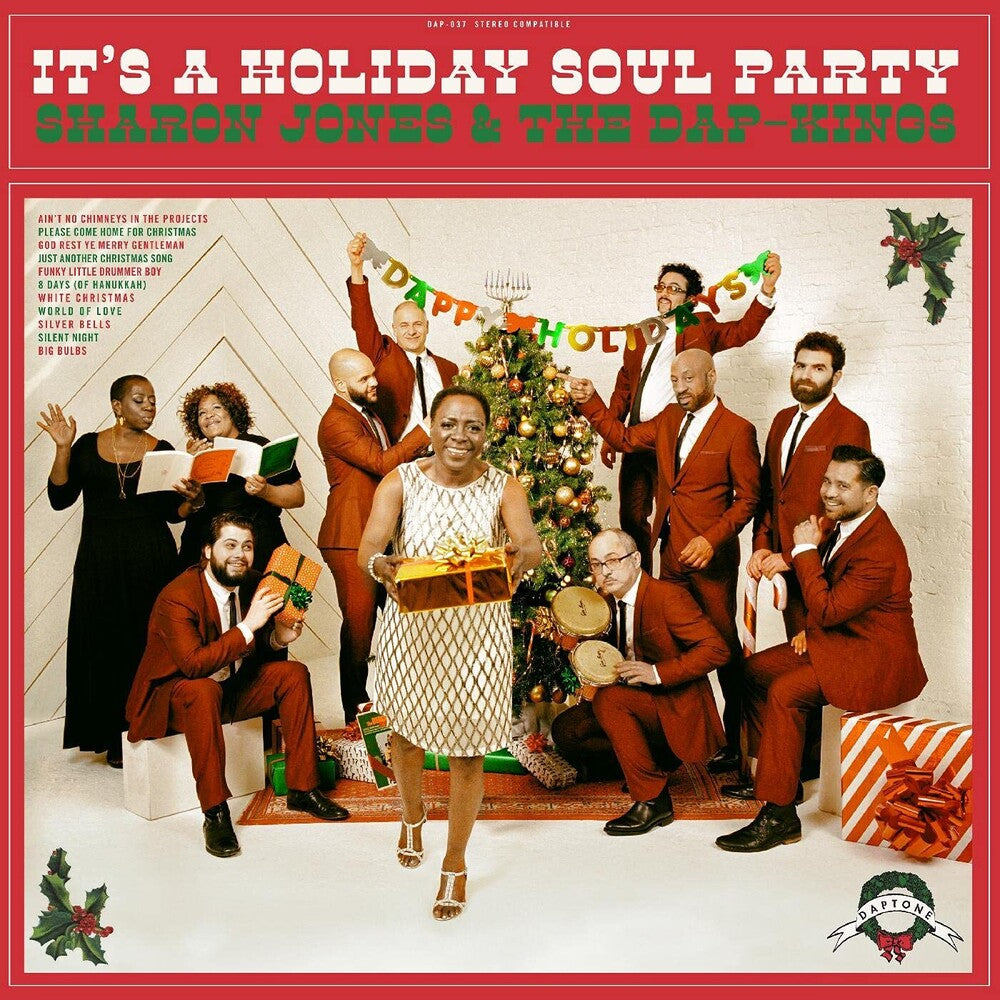 Jones, Sharon & The Dap-Kings/It's A Holiday Soul Party (Candy Cane Color Vinyl) [LP]