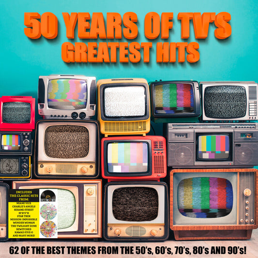Various Artists/50 Years of TV's Greatest Hits (2LP Coloured Vinyl) [LP]
