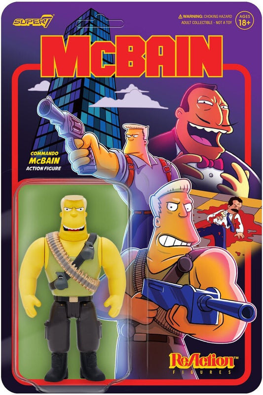 Commando McBain: The Simpsons ReAction Figure [Toy]