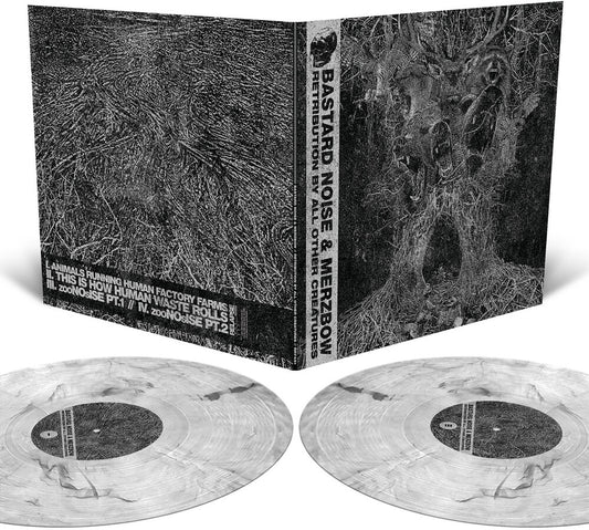 Bastard Noise & Merzbow/Retribution By All Other Creatures (Silver Vinyl) [LP]