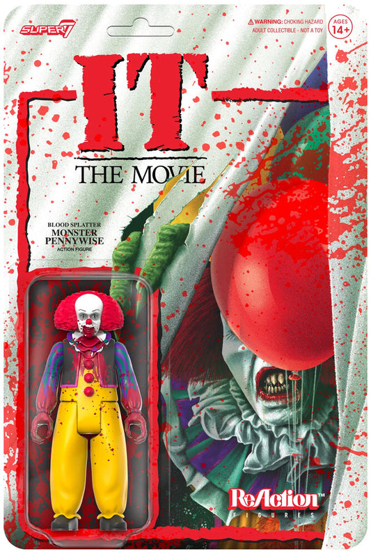 It - The Movie: Blood Splatter Pennywise ReAction Figure [Toy]