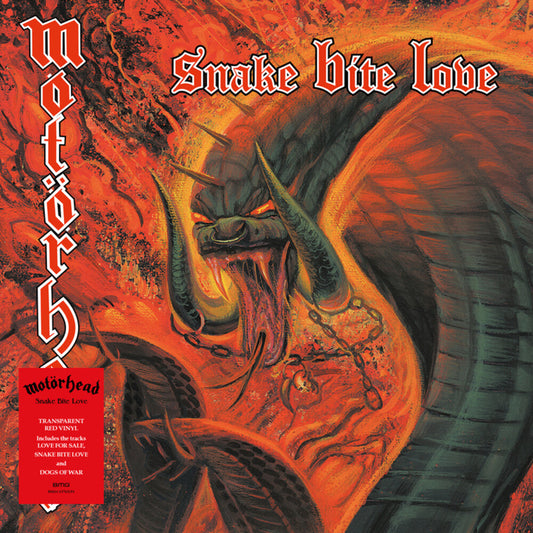 Motorhead/Snake Bite Love (Transparent Red Vinyl) [LP]