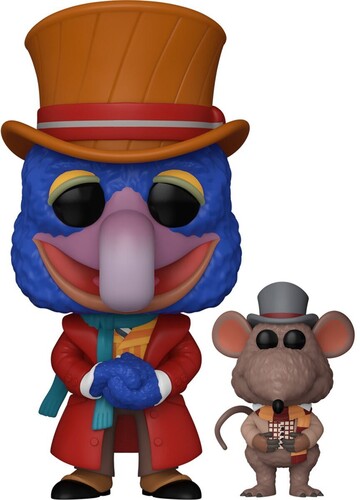 Pop! Vinyl/Muppets Christmas Carol - Gonzo as Charles Dickens with Rizzo [Toy]