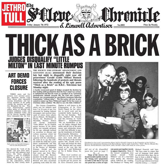Jethro Tull/Thick As A Brick: 50th Anniversary Stephen Wilson Mix (Half-Speed Master) [LP]