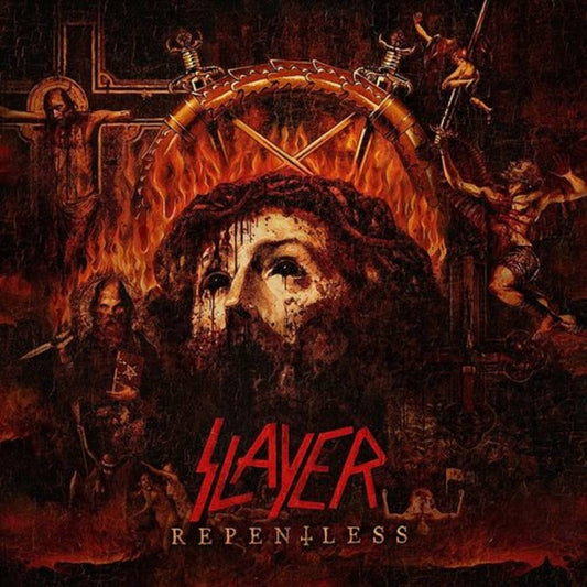 Slayer/Repentless (Beer Mustard Swirl with Red & Brown Splatter Vinyl) [LP]