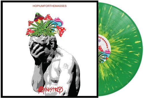 Ministry/Hopiumforthemasses (Green With Yellow Splatter) [LP]