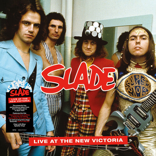 Slade/Live At The New Victoria (Clear With Blue Splatter Vinyl) [LP]