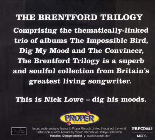 Lowe, Nick/The Brentford Trilogy (3CD)