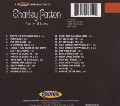 Patton, Charley/A Proper Introduction To [CD]
