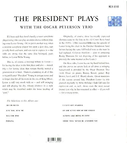 Young, Lester/The President Plays with Oscar Peterson Trio [LP]