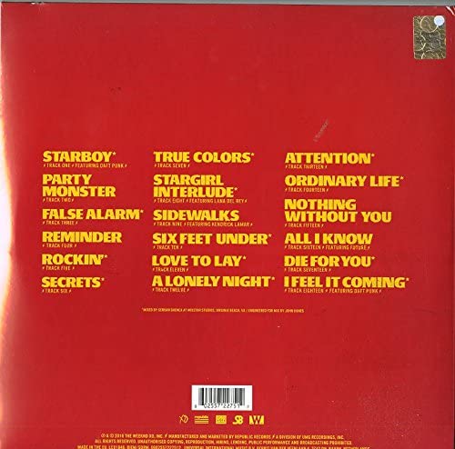 Weeknd, The/Starboy (Translucent Red Vinyl) [LP]
