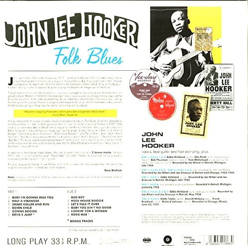 Hooker, John Lee/Folk Blues [LP]