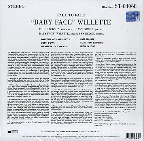 Willette, Baby Face/Face to Face (Blue Note Tone Poet) [LP]