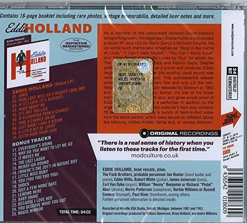 Holland, Eddie/The Definitive Remastered Edition [CD]