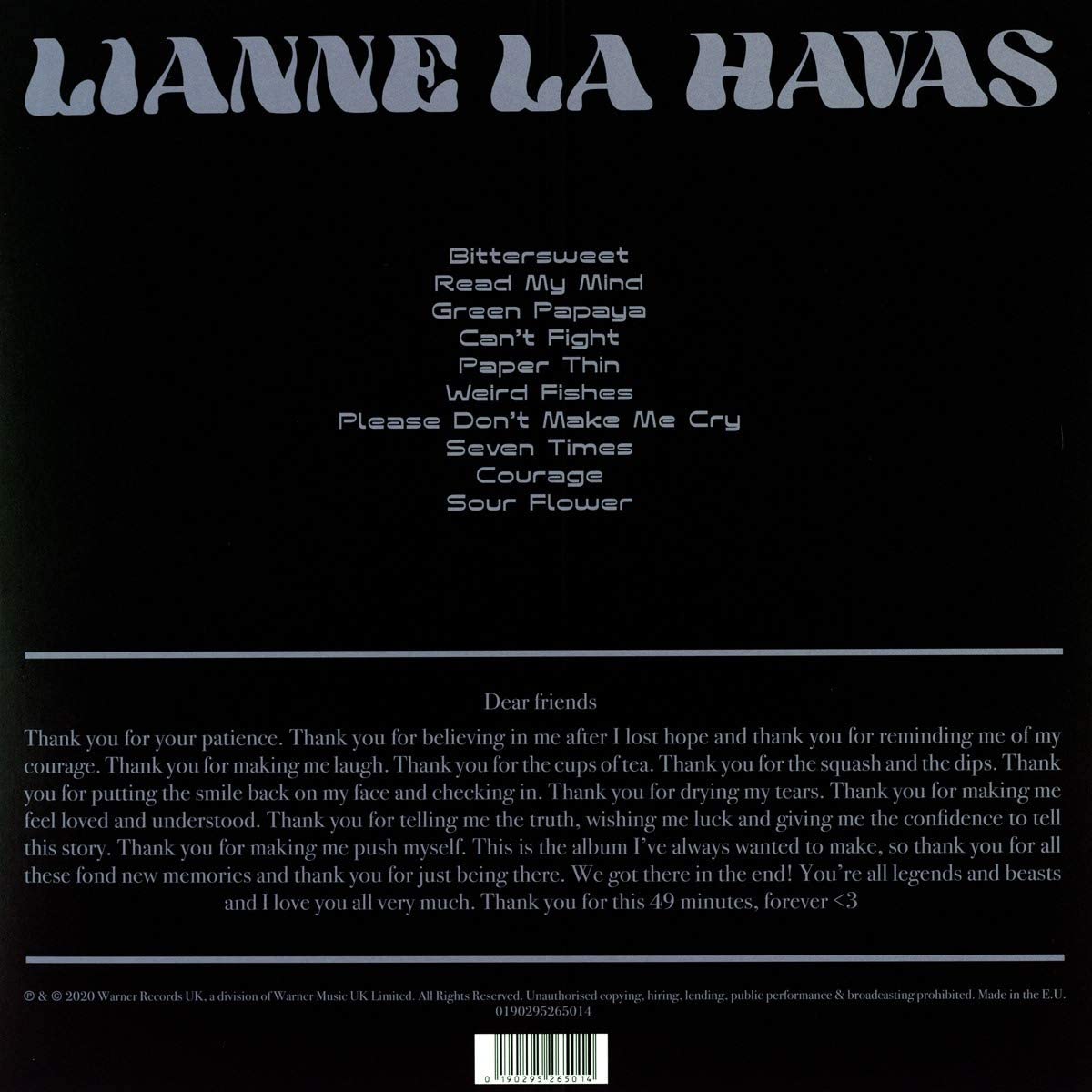 La Havas, Lianne/Lianne La Havas [LP]