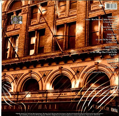 Vaughan, Stevie Ray/Live At Carnegie Hall (Audiophile Pressing) [LP]