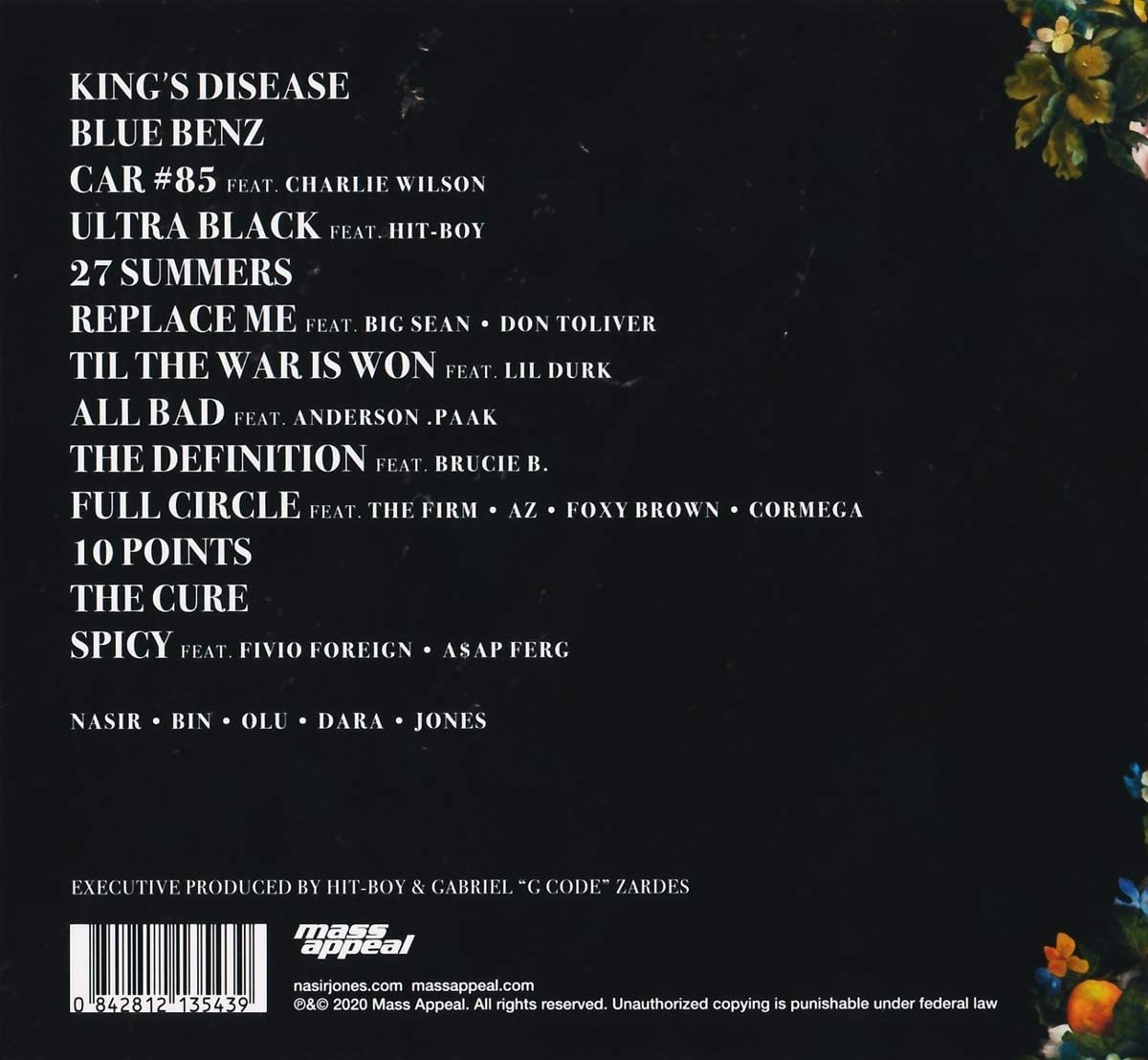 Nas/King's Disease [CD]