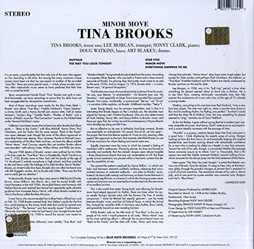 Brooks, Tina/Minor Move (Blue Note Tone Poet) [LP]