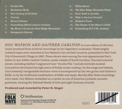 Watson, Doc & Gaither Carlton/Doc Watson & Gaither Carlton [CD]
