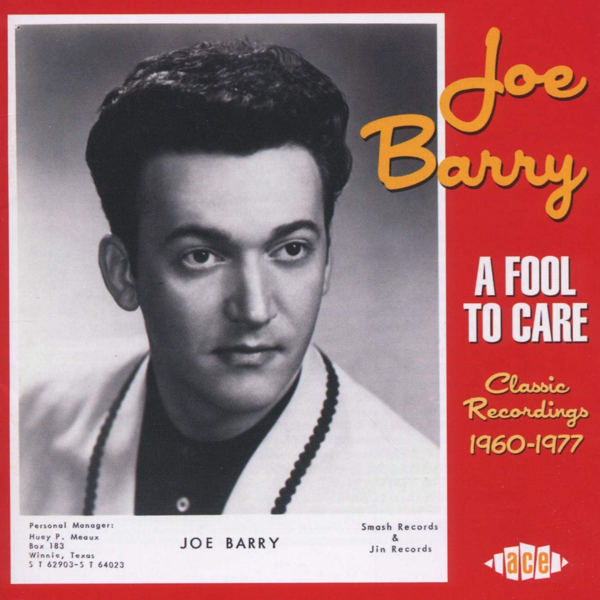 Barry, Joe/A Fool To Care: Classic Recordings 1960-77 [CD]