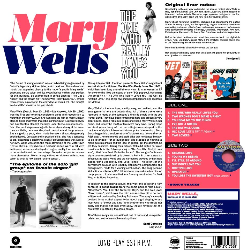 Wells, Mary/The One Who Really Loves You [LP]