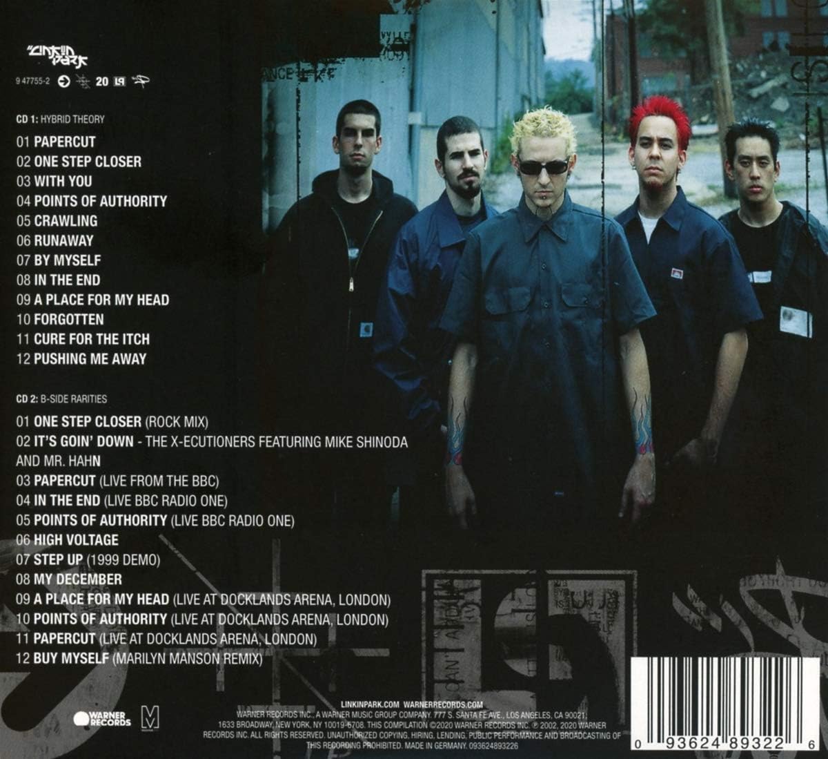 Linkin Park/Hybrid Theory (20th Anniversary Edition) [CD]