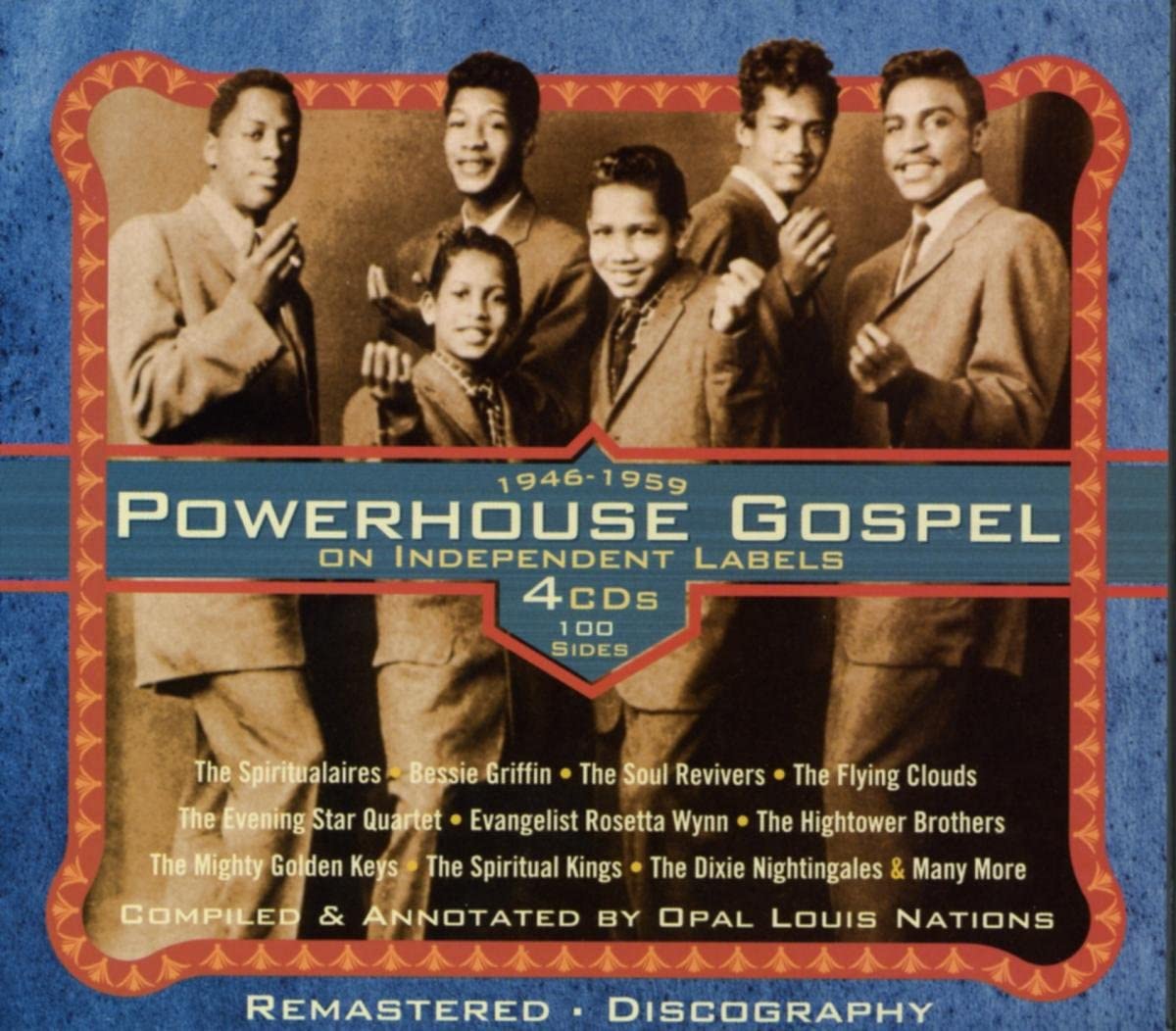 1946 - 1959 Powerhouse Gospel/4CD Independent Labels [CD]