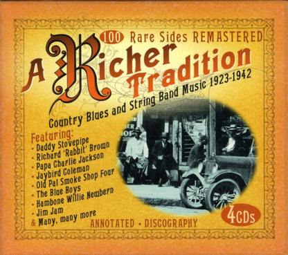 A Richer Tradition/Country Blues and String Band Music (4 CD Box) [CD]