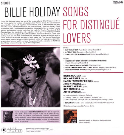 Holiday, Billie/Songs For Distingue Lovers [LP]