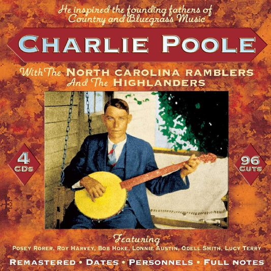 Poole, Charlie/With The North Carolina Ramblers And  Highlanders 4CD [CD]