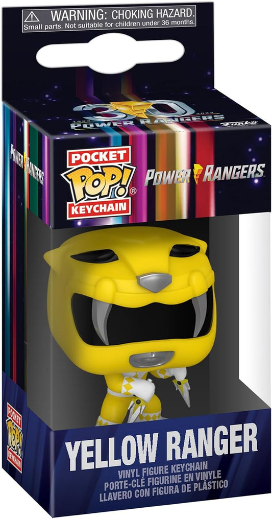 Pop! Keychain/Power Rangers 30th Yellow Ranger [Toy]