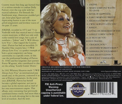 Parton, Dolly/Jolene [CD]
