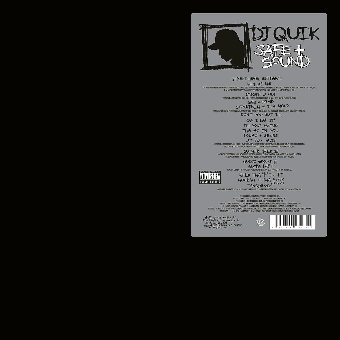 DJ Quik/Safe And Sound [LP]