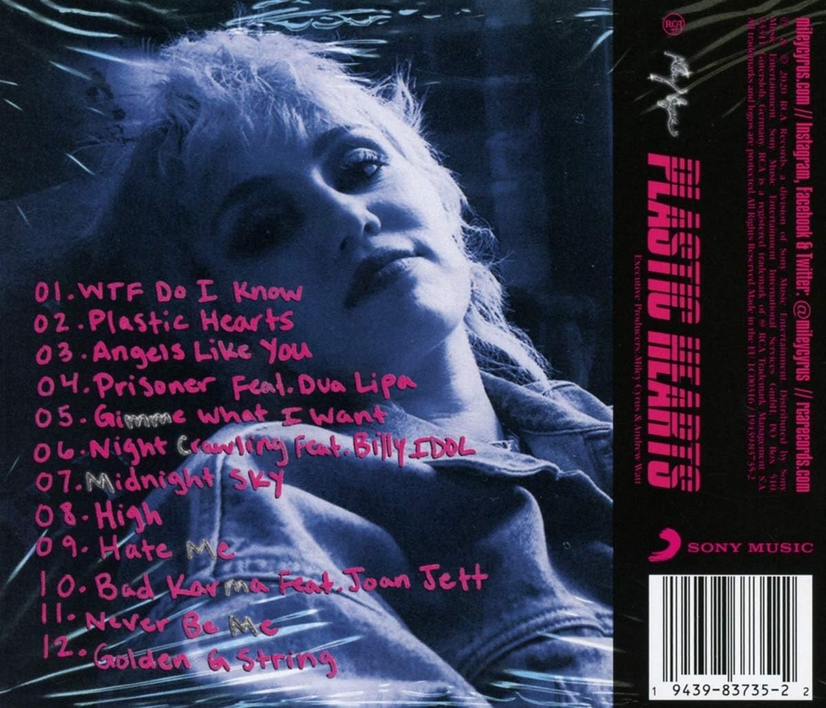 Cyrus, Miley - Plastic Hearts CD