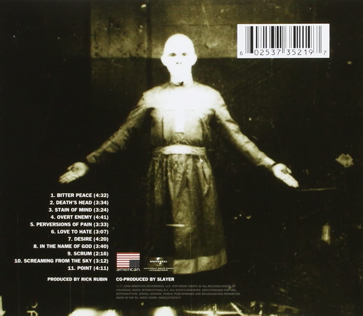 Slayer/Diabolus In Musica [CD]