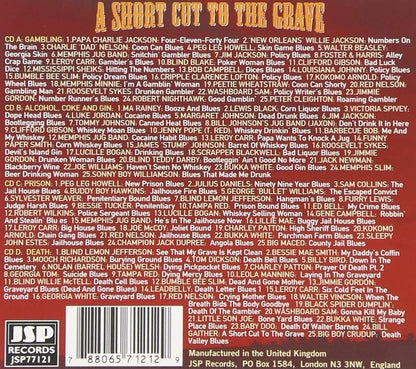 A Short Cut To The Grave/Gin, Justice, Jail, & Judgement 1924 - 1942 4CD [CD]