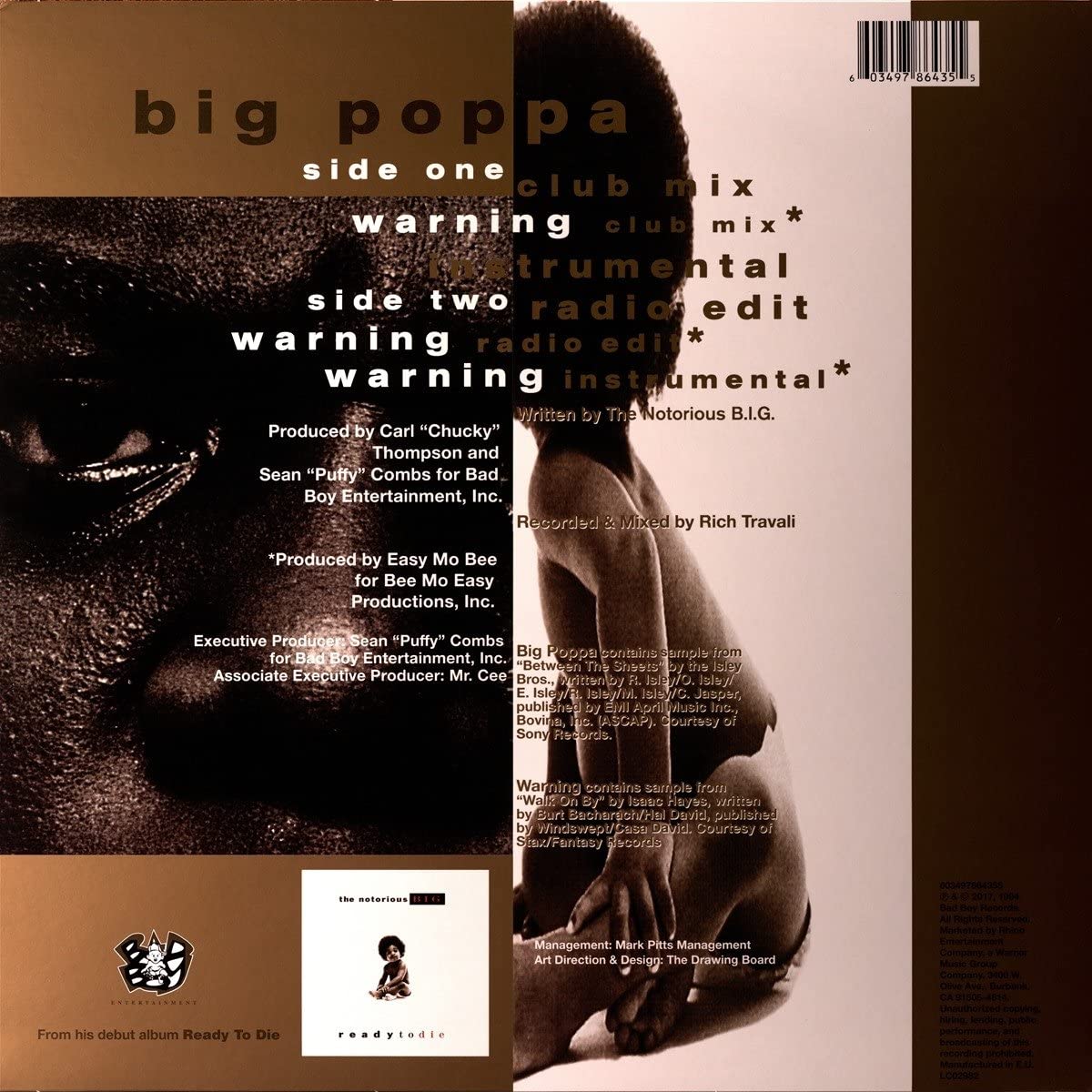 Notorious B.I.G./Big Poppa (White Vinyl) [12"]